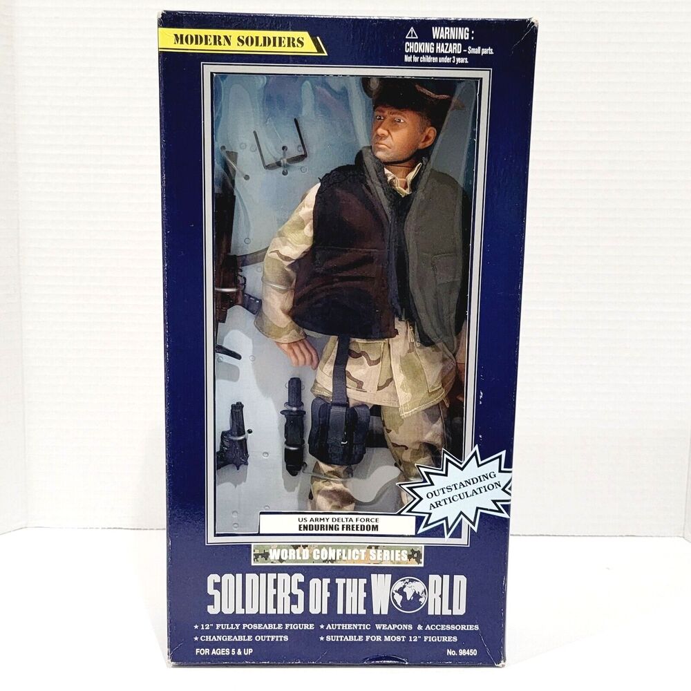 Soldiers of the World US Army Delta Force Enduring Freedom 12" Action Figure